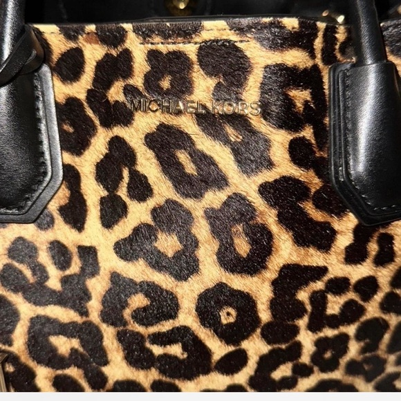 Mercer Gallery Medium Leopard Calf Hair Satchel NWOT $498 - Picture 4 of 7